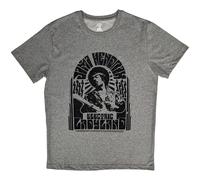 Jimi Hendrix Men's Electric Ladyland Monochrome T-Shirt in Grey | Size: Small Jimi Hendrix Grey S