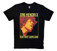 Jimi Hendrix Men's Electric Ladyland T-Shirt in Black | Size: Small Jimi Hendrix Black S