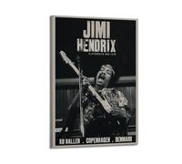 Jimi Hendrix Print Album Cover Signed Limited , Music Album Cover ,Pop Hip Hop Rap Singer Star Music Poster Aesthetic Canvas Wall Art for Girl And Boy Teens Dorm Decor 12x18inch(30x45cm) Frame-style