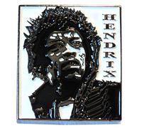 Jimi Hendrix Rock Guitarist Musician Metal Enamel Pin Badge