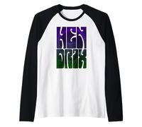 Jimi Hendrix Swirl Text Official Blues Rock Music Icon Raglan Baseball Tee