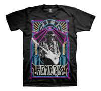 Jimi Hendrix T Shirt Experienced Logo Official Mens Black Snow Wash S