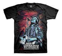 Jimi Hendrix Unisex T-Shirt Universe Multicoloured