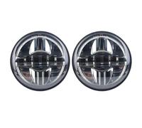 JIMIGGAO Tool Compatible with 4.5 Inch 4-1/2" LED Fog Lights Projector Auxiliary MotoHeadlight Motorcycle Passing Fog Light Lamp Compatible with Electra Glide Road