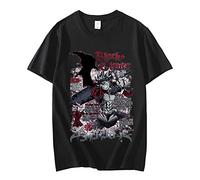 jiminhope Anime Black Clover T-Shirt Asta Printed Short Sleeve Blouse Loose O-Neck Top