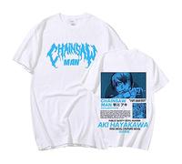 jiminhope Anime Chainsaw Man T-Shirts Makima Power Denji Pochita Reze Tee QuanXi Pullover Himeno Kobeni Higashiyama ASA Mitaka T-Shirts for Anime Fans