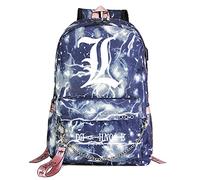 jiminhope Anime Death Note Backpack Computer Bag Lawliet L Backpack Light Yagami Kira Daypack Bookbag School Bag Ryuk Rucksack For Unisex