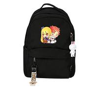 jiminhope Anime FAIRY TAIL Backpack Computer Bag FAIRY TAIL Natsu Backpack Happy Daypack Bookbag Laptop School Bag for Boys Girls Men Women 29.0 cm * 14.0 cm * 41.0 cm