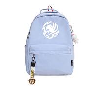 jiminhope Anime Fairy Tail Backpack Computer Bag Fairy Tail Natsu Happy Backpack Daypack Bookbag Laptop School Bag for Boys Girls Men Women 29.0 cm * 14.0 cm * 41.0 cm