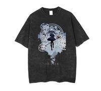 jiminhope Anime Frieren: Beyond Journey's End Frieren T Shirts Vintage 100% Cotton Washed T-Shirt for Men Women Frieren Streetwear Harajuku T Shirt