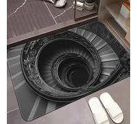 jiminhope Front Door Mat Indoor Outdoor Entrance 3D Trap Optical Illusion Rug Washable Non-Slip Illusion Rug Door Mat