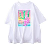 jiminhope Unisex Anime The Disastrous Life of Saiki K T-Shirt Saiki Kusuo Anime Printed Cosplay Short Sleeve Summer Loose Round Neck Top