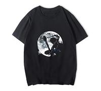 jiminhope Unisex Sword Art Online Anime T-Shirts Kirito Yuuki Asuna Yui Printed T-Shirt Summer Loose Round Neck Top