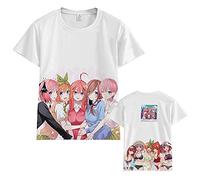 jiminhope Unisex The Quintessential Quintuplets T-Shirt Anime Harajuku Short Sleeve Nakano Ichika Nino Miku Yotsuba Itsuki Printed T Shirts