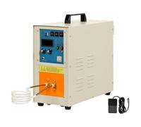 JIMINHUIXIN 15KW Induction Forge Heating Machine Furnace High Frequency Induction Heater Furnace, 30-100KHz Heat Melting Welding Quenching Annealing Brazing Metal Melting Furnaces,220V