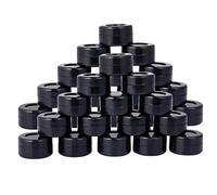 jîmmy 5ML Non-Stick Silicone Wax Containers 50pcs Multi Use Storage Jars Oil Concentrate (Black)