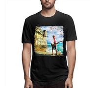 Jimmy Buffett-Life On The Flip Side Men's Men's Pop Short Sleeves T Shirt Tees Cotton Shirt Size M Black