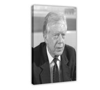 Jimmy Carter Former President Portrait Poster Bedroom Canvas Decor Print Wall Art Office Room Aesthetic Decor Gift Frame 20x30inch(50x75cm)