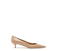 Jimmy Choo Amelia 35 Smoothed Leather Pumps - Beige