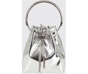 JIMMY CHOO Bon Bon Mini Bucket Bag in Mirror Fabric with Rigid Handle - Size: OS - female