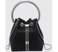 JIMMY CHOO Bon Bon Satin Mini Bag with Crystals and Jewel Handle - Size: OS - female