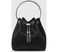 JIMMY CHOO Bon Bon Satin Mini Bucket Bag with Rigid Handle - Size: OS - female
