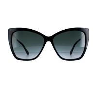 Jimmy Choo Cat Eye Womens Black Grey Gradient Seba/S - One Size