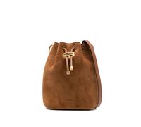 Jimmy Choo Cinch drawstring suede bucket mini bag - Brown OS