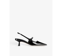 Jimmy Choo Didi Patent-leather Slingback Courts