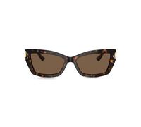 Jimmy Choo Eyewear logo-motif sunglasses - Brown 55