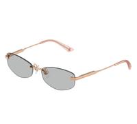 Jimmy Choo JC4013D 300887 Woman Sunglasses Metal Gold Grey Round Normal