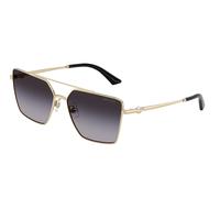 Jimmy Choo JC4016HB 30068G Woman Sunglasses Metal Gold Grey Squared Normal Shaded