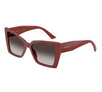 Jimmy Choo JC5001B 50138G Woman Sunglasses Acetate Red Grey Butterfly Normal Shaded