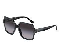 Jimmy Choo JC5005 50418G Woman Sunglasses Acetate Black Grey Squared Normal Shaded