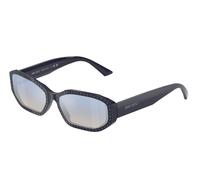 Jimmy Choo JC5021BU 5016V6 Woman Sunglasses Acetate Blue Silver Round Mirrored Shaded