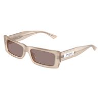 Jimmy Choo JC5040U 50257N Woman Sunglasses Acetate Brown Marrone Squared Normal