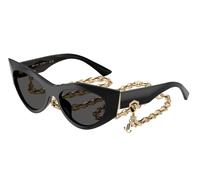Jimmy Choo JC5045U 500087 Woman Sunglasses Acetate Black Grey Cat Eye Normal
