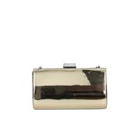Jimmy Choo leather crystal-embellished clutch bag - Gold OS