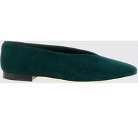 JIMMY CHOO Margot Suede Almond-Toe Ballet Flats with a Leather Sole - Size: 36 - female