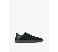 Jimmy Choo Mens Jimmy Choo Diamond Flex M Suede and Leather Trainers V British Green Eur 44 / 10 UK Men