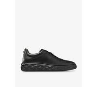 Jimmy Choo Mens Jimmy Choo Diamond Maxi Logo-Embossed Leather Low-Top Trainers V Black/Black Eur 41 / 7 UK Men