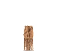 Jimmy Choo mini Bon Bon fringe bucket bag - Neutrals OS