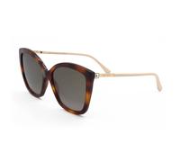 Jimmy Choo NAT/S 086 HAVANA 57/17/145 WOMAN Sunglasses