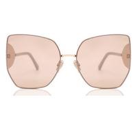 Jimmy Choo River/S BKU/2S Womenâs Sunglasses Gold Size 61