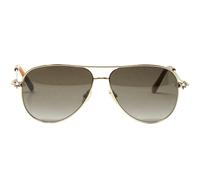 Jimmy Choo Sansa 0J5G Ha Gold Sunglasses - One Size