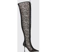 JIMMY CHOO Scarlett Over-the-Knee Boots in Embroidered Floral Lace - Size: 39 - female