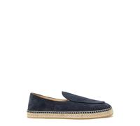 Jimmy Choo Shenton Suede Espadrille Loafers - Navy - 42 (IT42 / UK8)