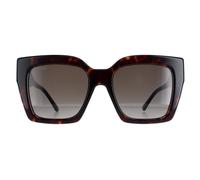Jimmy Choo ELENI/G/S Sunglasses Dark Havana / Brown Gradient