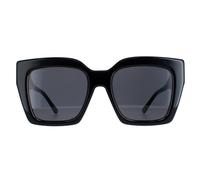 Jimmy Choo Square Womens Black Grey Eleni/G/S - One Size