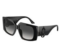 Jimmy Choo Woman JC5006U 50008G Sunglasses Acetate Black Grey Butterfly Normal Shaded